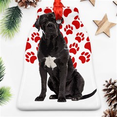 Cane Corso Gifts T- Shirt Cool Cane Corso Valentine Heart Paw Cane Corso Dog Lover Valentine Costume Yoga Reflexion Pose T- Shirtyoga Reflexion Pose T- Shirt Ornament (bell) by hizuto