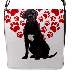 Cane Corso Gifts T- Shirt Cool Cane Corso Valentine Heart Paw Cane Corso Dog Lover Valentine Costume Yoga Reflexion Pose T- Shirtyoga Reflexion Pose T- Shirt Flap Closure Messenger Bag (s) by hizuto