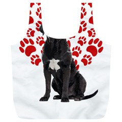 Cane Corso Gifts T- Shirt Cool Cane Corso Valentine Heart Paw Cane Corso Dog Lover Valentine Costume Yoga Reflexion Pose T- Shirtyoga Reflexion Pose T- Shirt Full Print Recycle Bag (xl) by hizuto