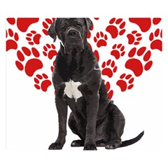 Cane Corso Gifts T- Shirt Cool Cane Corso Valentine Heart Paw Cane Corso Dog Lover Valentine Costume Yoga Reflexion Pose T- Shirtyoga Reflexion Pose T- Shirt Premium Plush Fleece Blanket (small) by hizuto