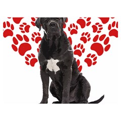 Cane Corso Gifts T- Shirt Cool Cane Corso Valentine Heart Paw Cane Corso Dog Lover Valentine Costume Yoga Reflexion Pose T- Shirtyoga Reflexion Pose T- Shirt Premium Plush Fleece Blanket (extra Small) by hizuto