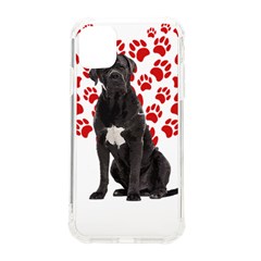 Cane Corso Gifts T- Shirt Cool Cane Corso Valentine Heart Paw Cane Corso Dog Lover Valentine Costume Yoga Reflexion Pose T- Shirtyoga Reflexion Pose T- Shirt Iphone 11 Tpu Uv Print Case by hizuto