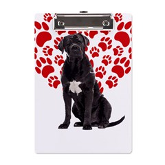 Cane Corso Gifts T- Shirt Cool Cane Corso Valentine Heart Paw Cane Corso Dog Lover Valentine Costume Yoga Reflexion Pose T- Shirtyoga Reflexion Pose T- Shirt A5 Acrylic Clipboard by hizuto