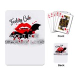 Vampire T- Shirt Feeling Cute Might Bite Someone Later T- Shirt Playing Cards Single Design (Rectangle) Back