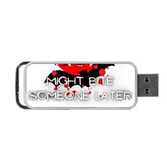 Vampire T- Shirt Feeling Cute Might Bite Someone Later T- Shirt Portable Usb Flash (two Sides) by ZUXUMI