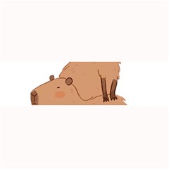 Capybara Art T- Shirt Capybara Pile - A Cute Stack Of Capybaras T- Shirt Yoga Reflexion Pose T- Shirtyoga Reflexion Pose T- Shirt Large Bar Mat by hizuto