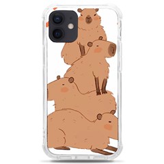 Capybara Art T- Shirt Capybara Pile - A Cute Stack Of Capybaras T- Shirt Yoga Reflexion Pose T- Shirtyoga Reflexion Pose T- Shirt Iphone 12 Mini Tpu Uv Print Case	 by hizuto