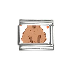 Capybara Art T- Shirt Cute Capybara Art T- Shirt Yoga Reflexion Pose T- Shirtyoga Reflexion Pose T- Shirt Italian Charm (9mm) by hizuto