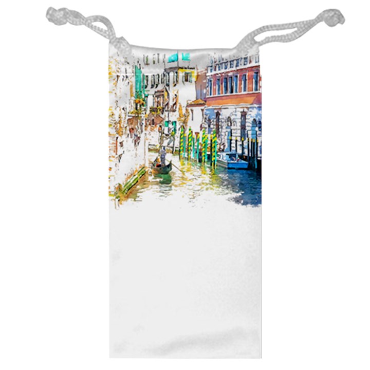 Venice T- Shirt Venice Voyage Art Digital Painting Watercolor Discovery T- Shirt (1) Jewelry Bag