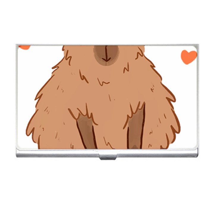 Capybara Art T- Shirt Cute Capybara Art T- Shirt Yoga Reflexion Pose T- Shirtyoga Reflexion Pose T- Shirt Business Card Holder