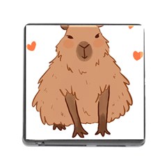 Capybara Art T- Shirt Cute Capybara Art T- Shirt Yoga Reflexion Pose T- Shirtyoga Reflexion Pose T- Shirt Memory Card Reader (square 5 Slot) by hizuto