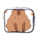 Capybara Art T- Shirt Cute Capybara Art T- Shirt Yoga Reflexion Pose T- Shirtyoga Reflexion Pose T- Shirt Mini Toiletries Bag (One Side) Front