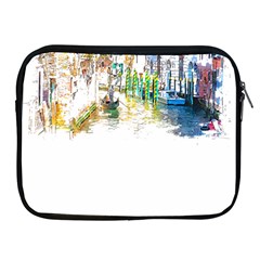 Venice T- Shirt Venice Voyage Art Digital Painting Watercolor Discovery T- Shirt (1) Apple Ipad 2/3/4 Zipper Cases by ZUXUMI