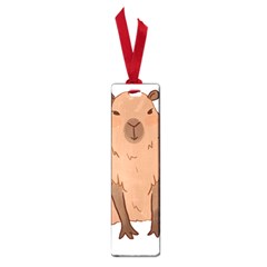 Capybara Art T- Shirt Cute Capybara Art T- Shirt Yoga Reflexion Pose T- Shirtyoga Reflexion Pose T- Shirt Small Book Marks by hizuto