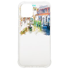 Venice T- Shirt Venice Voyage Art Digital Painting Watercolor Discovery T- Shirt (1) Iphone 12/12 Pro Tpu Uv Print Case