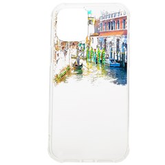 Venice T- Shirt Venice Voyage Art Digital Painting Watercolor Discovery T- Shirt (1) Iphone 12 Pro Max Tpu Uv Print Case by ZUXUMI