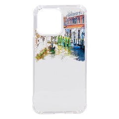 Venice T- Shirt Venice Voyage Art Digital Painting Watercolor Discovery T- Shirt (1) Iphone 14 Pro Max Tpu Uv Print Case by ZUXUMI