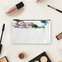 Venice T- Shirt Venice Voyage Art Digital Painting Watercolor Discovery T- Shirt (2) Cosmetic Bag (small) by ZUXUMI