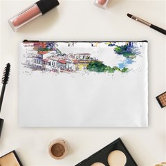 Venice T- Shirt Venice Voyage Art Digital Painting Watercolor Discovery T- Shirt (2) Cosmetic Bag (large) by ZUXUMI