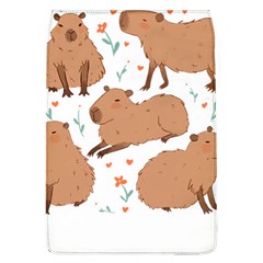 Capybara Art T- Shirt Cute Capybaras Illustration T- Shirt Yoga Reflexion Pose T- Shirtyoga Reflexion Pose T- Shirt Removable Flap Cover (l) by hizuto