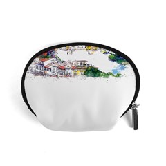 Venice T- Shirt Venice Voyage Art Digital Painting Watercolor Discovery T- Shirt (2) Accessory Pouch (small) by ZUXUMI