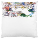 Venice T- Shirt Venice Voyage Art Digital Painting Watercolor Discovery T- Shirt (2) Standard Premium Plush Fleece Cushion Case (Two Sides) Front