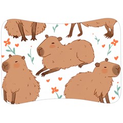 Capybara Art T- Shirt Cute Capybaras Illustration T- Shirt Yoga Reflexion Pose T- Shirtyoga Reflexion Pose T- Shirt Velour Seat Head Rest Cushion by hizuto