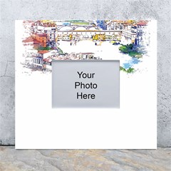 Venice T- Shirt Venice Voyage Art Digital Painting Watercolor Discovery T- Shirt (2) White Wall Photo Frame 5  X 7  by ZUXUMI