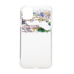 Venice T- Shirt Venice Voyage Art Digital Painting Watercolor Discovery T- Shirt (2) Iphone 11 Tpu Uv Print Case by ZUXUMI