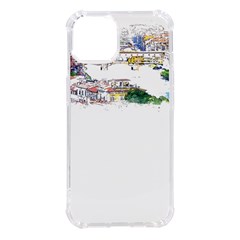 Venice T- Shirt Venice Voyage Art Digital Painting Watercolor Discovery T- Shirt (2) Iphone 14 Tpu Uv Print Case by ZUXUMI