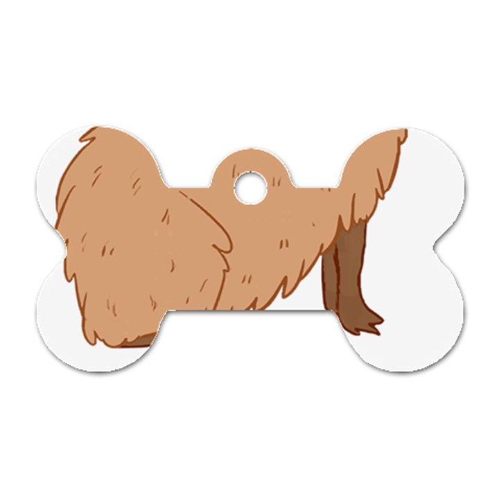 Capybara Art T- Shirt Cute Sad Capybara - Nope T- Shirt Yoga Reflexion Pose T- Shirtyoga Reflexion Pose T- Shirt Dog Tag Bone (One Side)