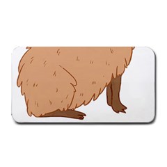 Capybara Art T- Shirt Cute Sad Capybara - Nope T- Shirt Yoga Reflexion Pose T- Shirtyoga Reflexion Pose T- Shirt Medium Bar Mat by hizuto