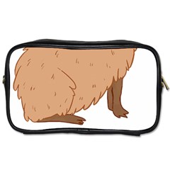 Capybara Art T- Shirt Cute Sad Capybara - Nope T- Shirt Yoga Reflexion Pose T- Shirtyoga Reflexion Pose T- Shirt Toiletries Bag (two Sides) by hizuto