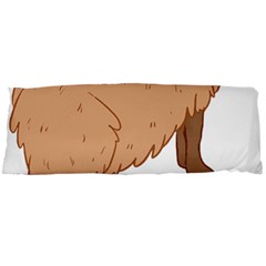 Capybara Art T- Shirt Cute Sad Capybara - Nope T- Shirt Yoga Reflexion Pose T- Shirtyoga Reflexion Pose T- Shirt Body Pillow Case Dakimakura (two Sides) by hizuto