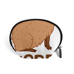 Capybara Art T- Shirt Cute Sad Capybara - Nope T- Shirt Yoga Reflexion Pose T- Shirtyoga Reflexion Pose T- Shirt Accessory Pouch (small) by hizuto