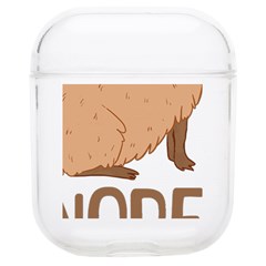 Capybara Art T- Shirt Cute Sad Capybara - Nope T- Shirt Yoga Reflexion Pose T- Shirtyoga Reflexion Pose T- Shirt Airpods 1/2 Case by hizuto