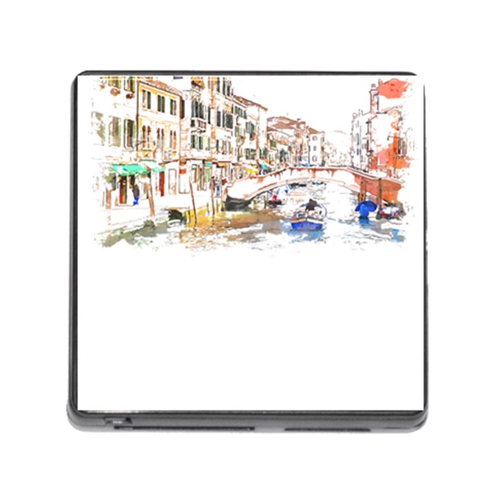 Venice T- Shirt Venice Voyage Art Digital Painting Watercolor Discovery T- Shirt (3) Memory Card Reader (Square 5 Slot)