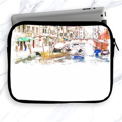 Venice T- Shirt Venice Voyage Art Digital Painting Watercolor Discovery T- Shirt (3) Apple Ipad 2/3/4 Zipper Cases