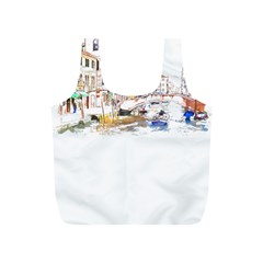 Venice T- Shirt Venice Voyage Art Digital Painting Watercolor Discovery T- Shirt (3) Full Print Recycle Bag (s) by ZUXUMI