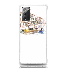 Venice T- Shirt Venice Voyage Art Digital Painting Watercolor Discovery T- Shirt (3) Samsung Galaxy Note 20 Tpu Uv Case by ZUXUMI