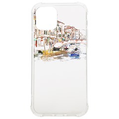 Venice T- Shirt Venice Voyage Art Digital Painting Watercolor Discovery T- Shirt (3) Iphone 12/12 Pro Tpu Uv Print Case by ZUXUMI