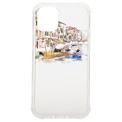 Venice T- Shirt Venice Voyage Art Digital Painting Watercolor Discovery T- Shirt (3) Iphone 12 Mini Tpu Uv Print Case	 by ZUXUMI