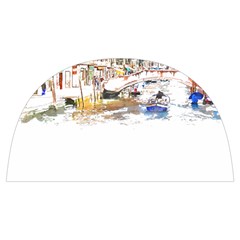 Venice T- Shirt Venice Voyage Art Digital Painting Watercolor Discovery T- Shirt (3) Anti Scalding Pot Cap by ZUXUMI