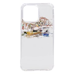 Venice T- Shirt Venice Voyage Art Digital Painting Watercolor Discovery T- Shirt (3) Iphone 14 Pro Max Tpu Uv Print Case by ZUXUMI