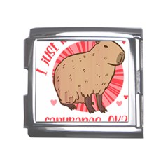 Capybara Art T- Shirt I Just Really Like Capybaras O K  T- Shirt Yoga Reflexion Pose T- Shirtyoga Reflexion Pose T- Shirt Mega Link Italian Charm (18mm)