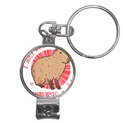 Capybara Art T- Shirt I Just Really Like Capybaras O K  T- Shirt Yoga Reflexion Pose T- Shirtyoga Reflexion Pose T- Shirt Nail Clippers Key Chain