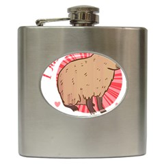 Capybara Art T- Shirt I Just Really Like Capybaras O K  T- Shirt Yoga Reflexion Pose T- Shirtyoga Reflexion Pose T- Shirt Hip Flask (6 oz)