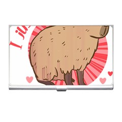 Capybara Art T- Shirt I Just Really Like Capybaras O K  T- Shirt Yoga Reflexion Pose T- Shirtyoga Reflexion Pose T- Shirt Business Card Holder