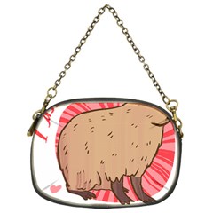 Capybara Art T- Shirt I Just Really Like Capybaras O K  T- Shirt Yoga Reflexion Pose T- Shirtyoga Reflexion Pose T- Shirt Chain Purse (One Side)