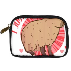 Capybara Art T- Shirt I Just Really Like Capybaras O K  T- Shirt Yoga Reflexion Pose T- Shirtyoga Reflexion Pose T- Shirt Digital Camera Leather Case